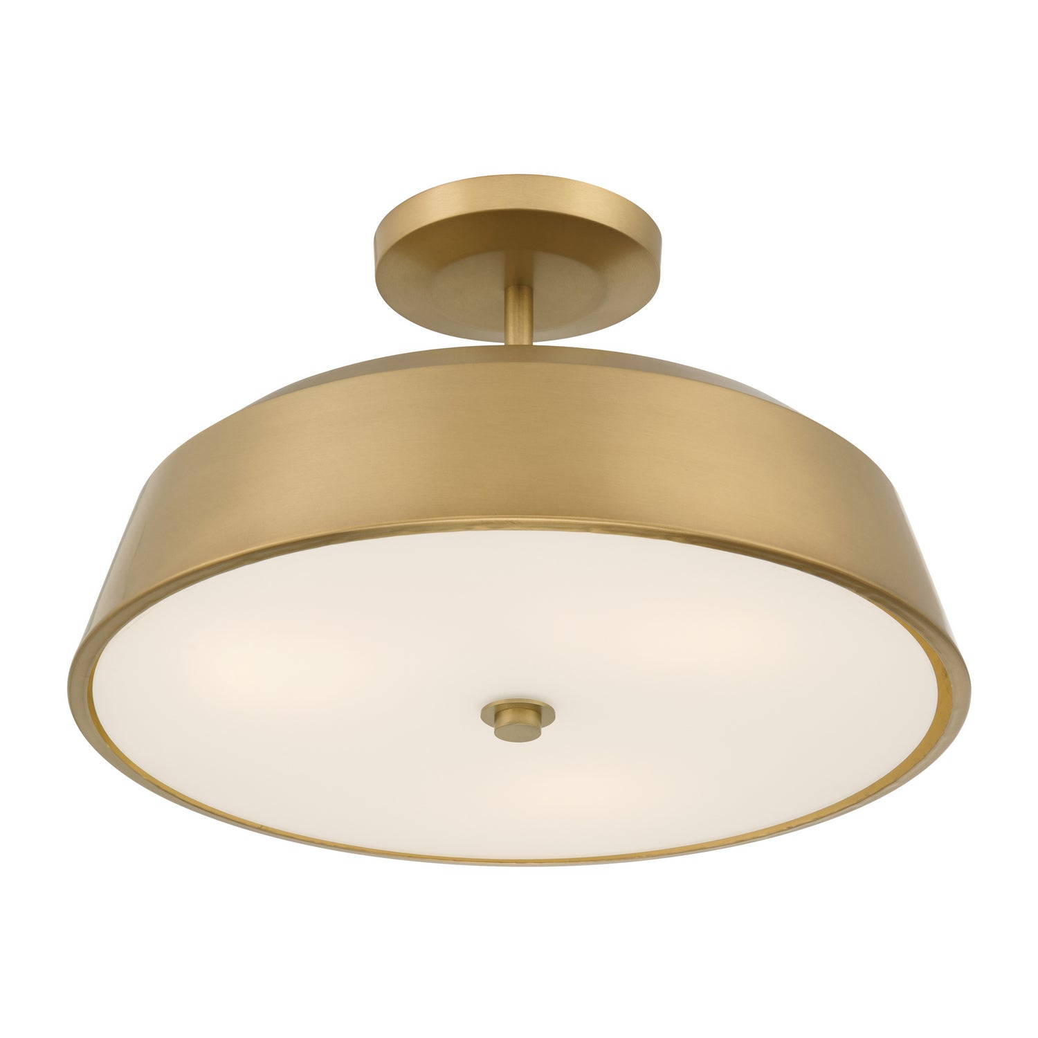 Minka-Lavery - 12625-732 - Three Light Semi-Flush Mount - Trellwyn - Legacy Brass