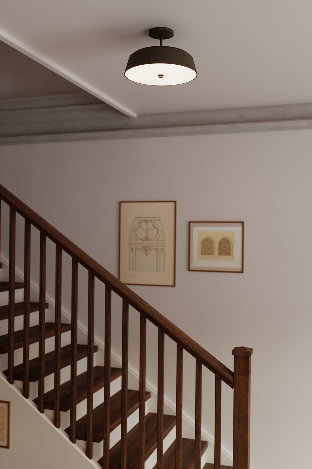 Minka-Lavery - 12625-868 - Three Light Semi-Flush Mount - Trellwyn - Plated Dark Bronze