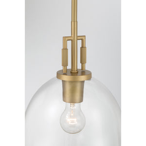 Minka-Lavery - 13125-732 - One Light Mini Pendant - Orbis - Legacy Brass