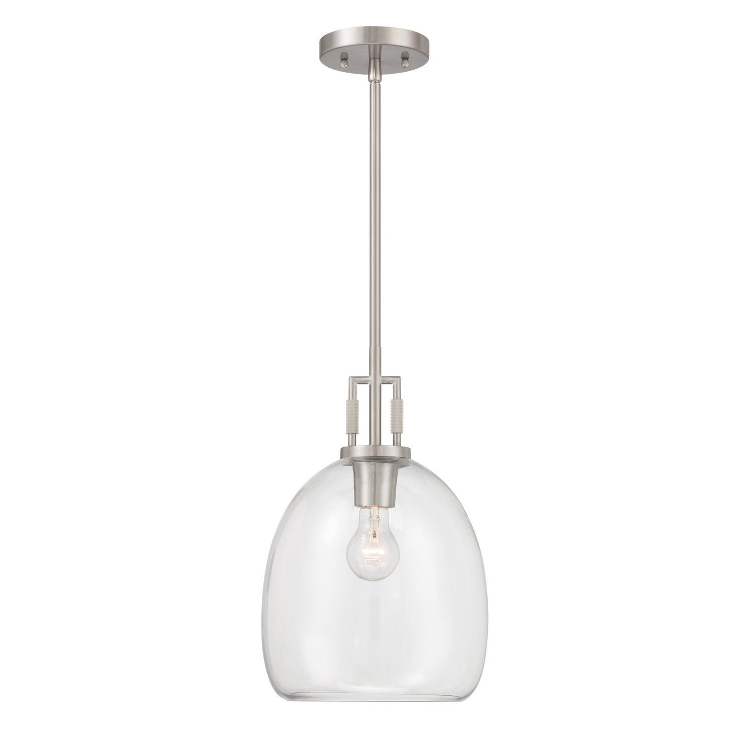 Minka-Lavery - 13125-84 - One Light Mini Pendant - Orbis - Brushed Nickel