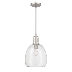 Minka-Lavery - 13125-84 - One Light Mini Pendant - Orbis - Brushed Nickel
