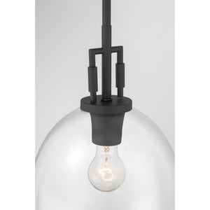 Minka-Lavery - 13125-899 - One Light Mini Pendant - Orbis - Dark Matte Black