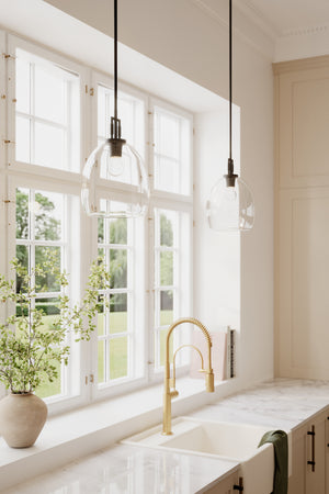 Minka-Lavery - 13125-899 - One Light Mini Pendant - Orbis - Dark Matte Black