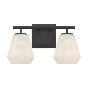 Minka-Lavery - 14372-899 - Two Light Vanity - Siena - Dark Matte Black