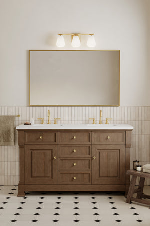 Minka-Lavery - 14373-732 - Three Light Vanity - Siena - Legacy Brass