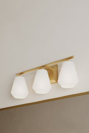 Minka-Lavery - 14373-732 - Three Light Vanity - Siena - Legacy Brass