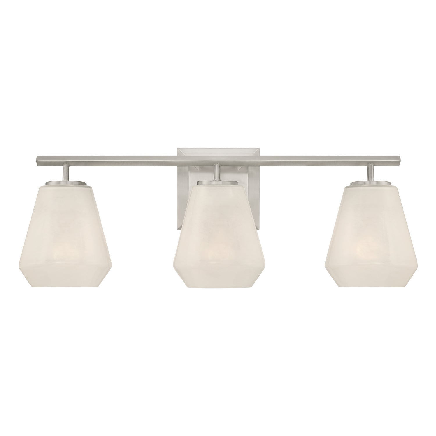 Minka-Lavery - 14373-84 - Three Light Vanity - Siena - Brushed Nickel