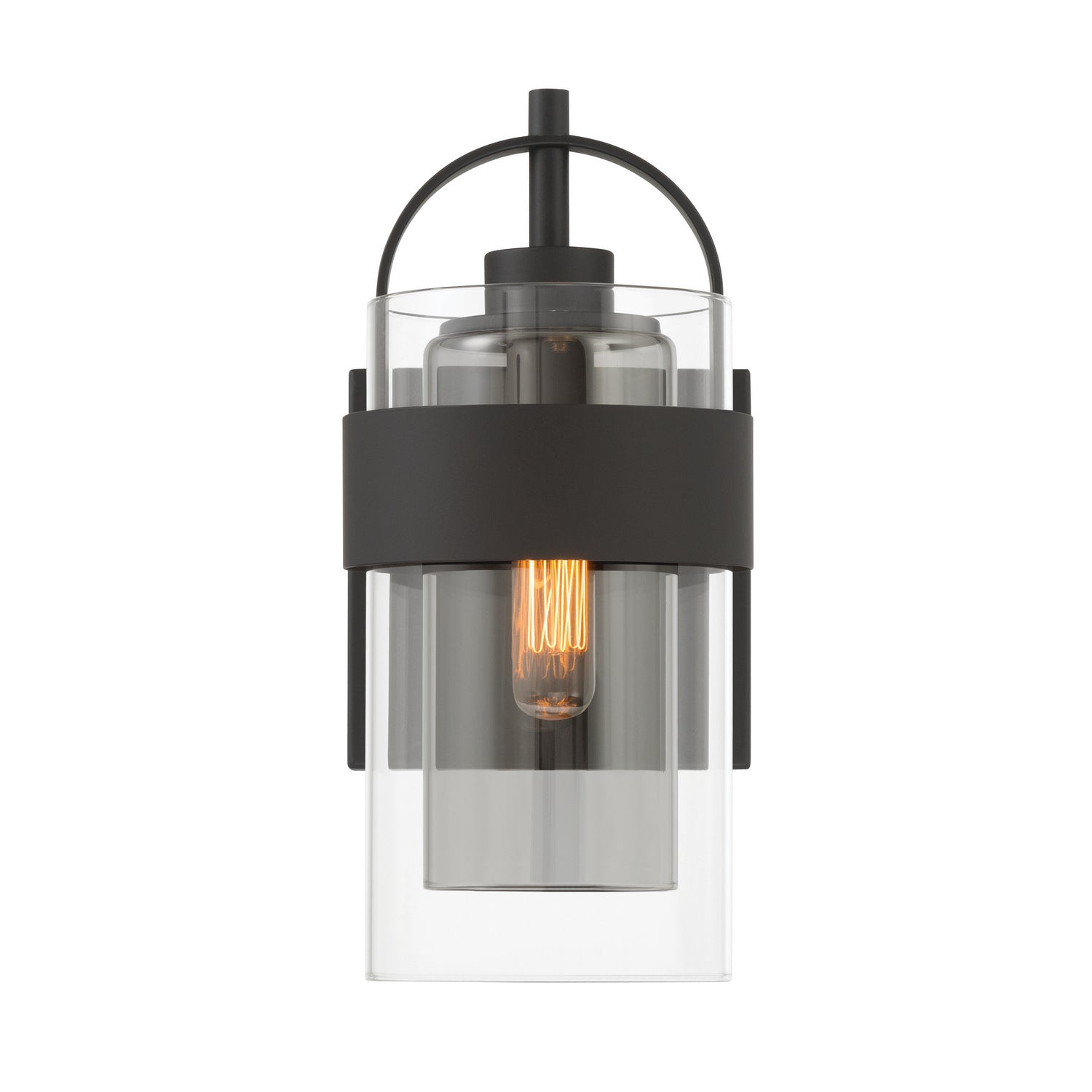 Minka-Lavery - 1911-899 - One Light Bath Sconce - Ravik - Dark Matte Black