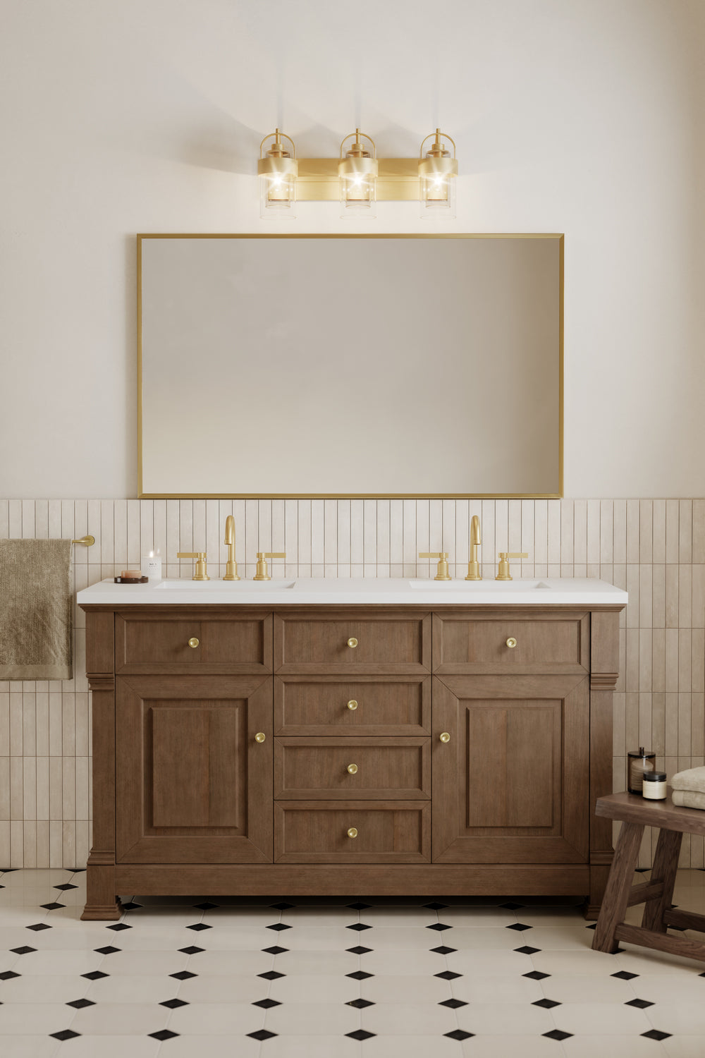 Minka-Lavery - 1913-732 - Three Light Vanity - Ravik - Legacy Brass