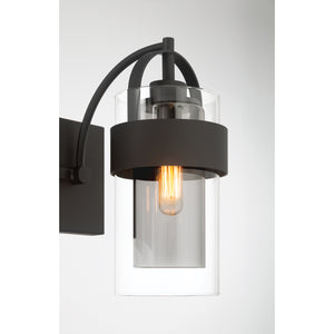 Minka-Lavery - 1913-899 - Three Light Vanity - Ravik - Dark Matte Black