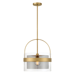 Minka-Lavery - 1916-732 - One Light Convertible Pendant/Semi-Flush Mount - Ravik - Legacy Brass