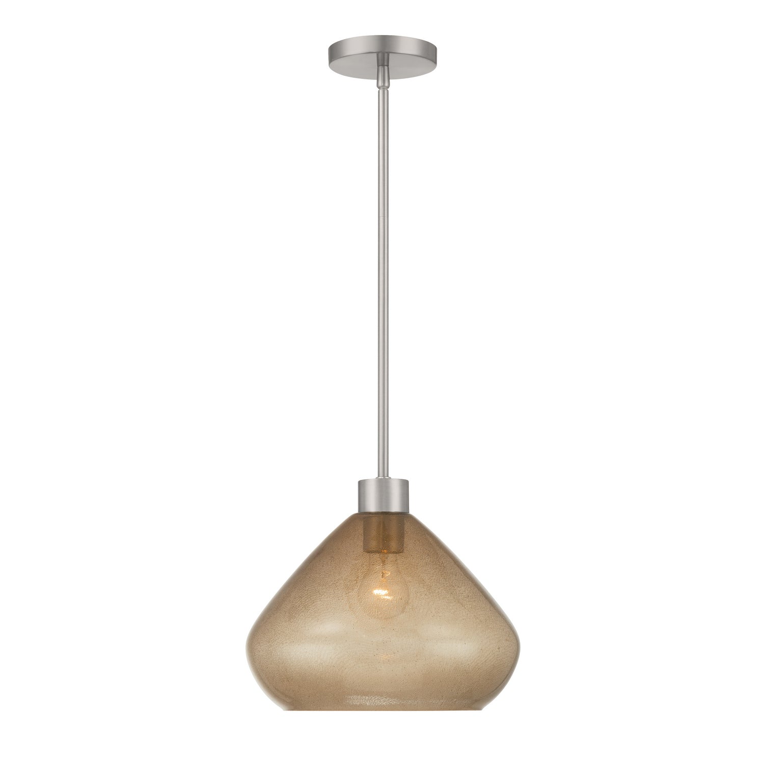 Minka-Lavery - 19415-84 - One Light Pendant - Elaris - Brushed Nickel