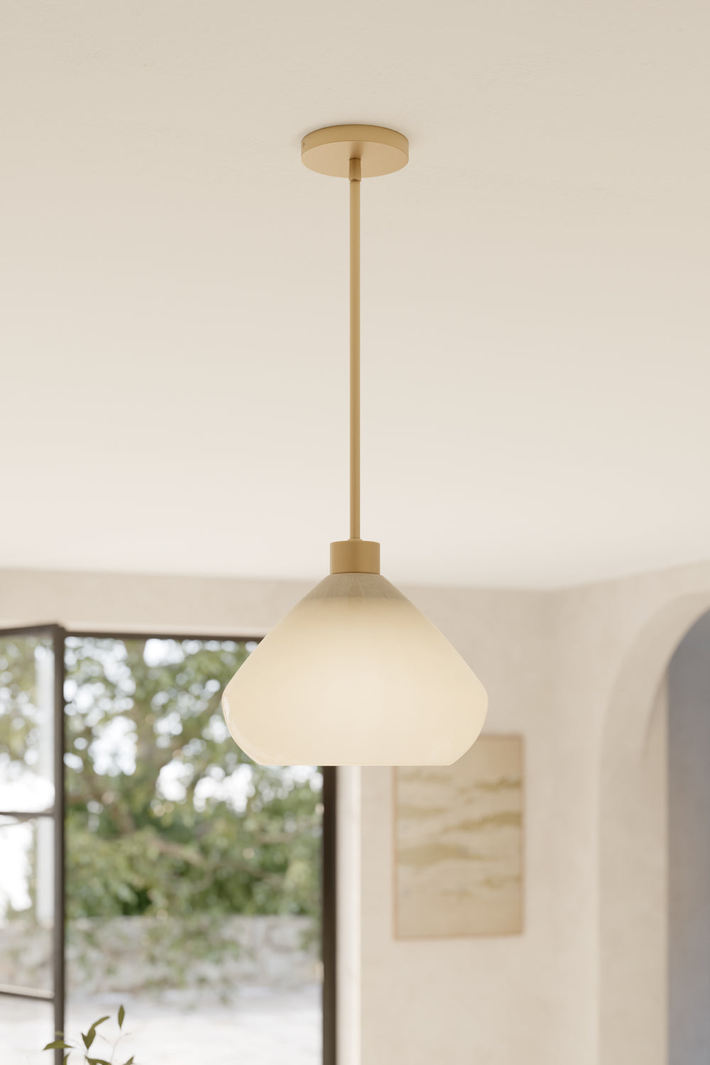 Minka-Lavery - 19416-732 - One Light Pendant - Elaris - Legacy Brass