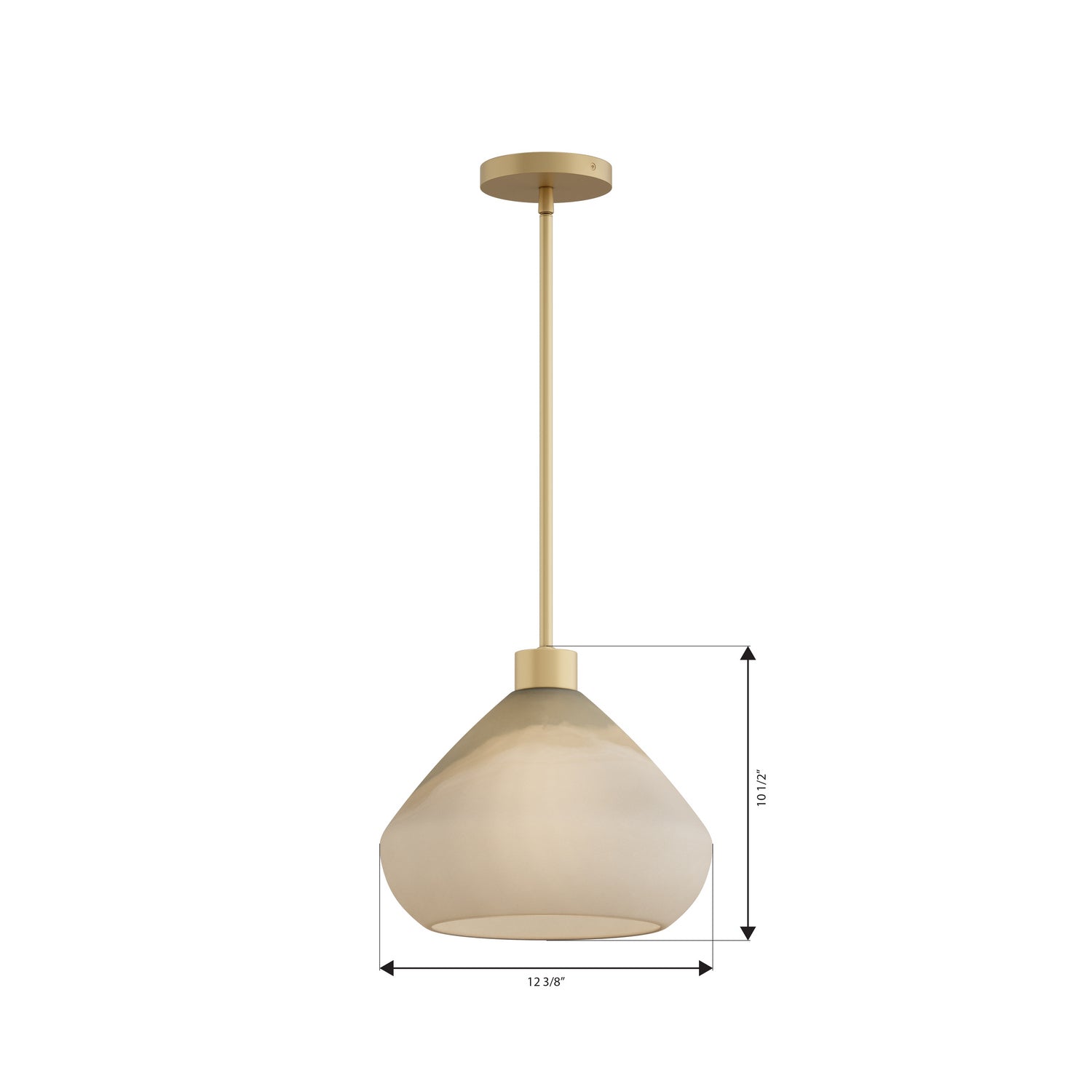 Minka-Lavery - 19416-732 - One Light Pendant - Elaris - Legacy Brass