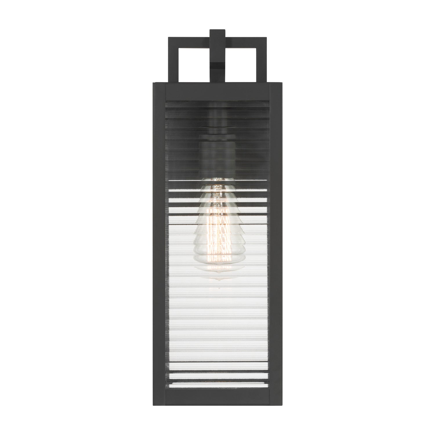 Minka-Lavery - 78201-899 - One Light Outdoor Wall Sconce - Edgewood - Dark Matte Black