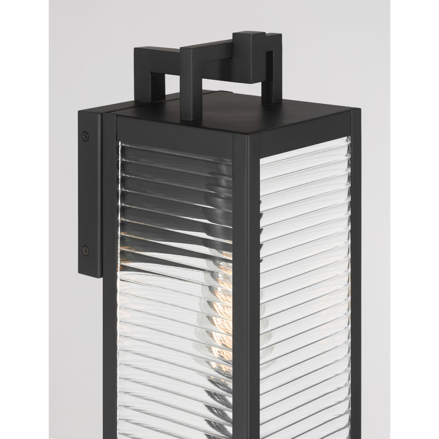 Minka-Lavery - 78201-899 - One Light Outdoor Wall Sconce - Edgewood - Dark Matte Black