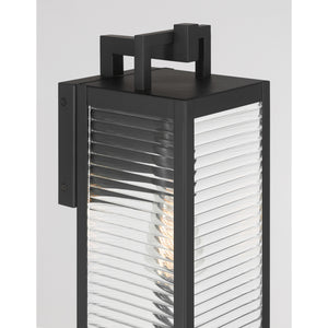 Minka-Lavery - 78201-899 - One Light Outdoor Wall Sconce - Edgewood - Dark Matte Black
