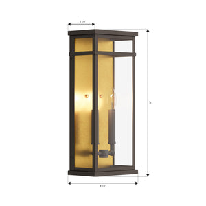 Minka-Lavery - 78402-886 - Two Light Outdoor Wall Sconce - Briarlane - Painted Legacy Brass