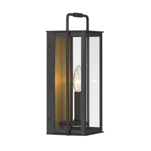 Minka-Lavery - 78501-877 - One Light Outdoor Wall Sconce - Aberdeen - Sand Coal Black