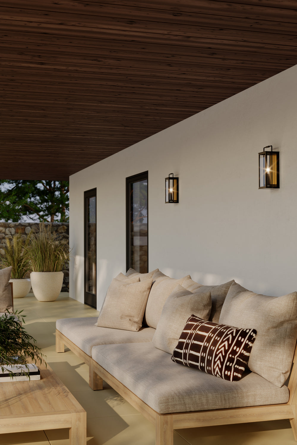 Minka-Lavery - 78501-877 - One Light Outdoor Wall Sconce - Aberdeen - Sand Coal Black