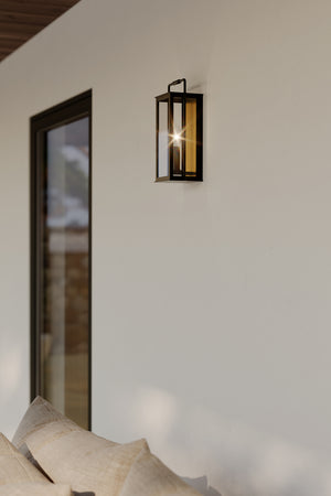Minka-Lavery - 78501-877 - One Light Outdoor Wall Sconce - Aberdeen - Sand Coal Black