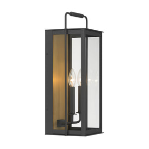Minka-Lavery - 78502-877 - Two Light Outdoor Wall Sconce - Aberdeen - Sand Coal Black