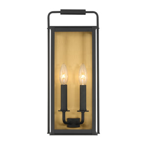 Minka-Lavery - 78503-877 - Two Light Outdoor Wall Sconce - Aberdeen - Sand Coal Black