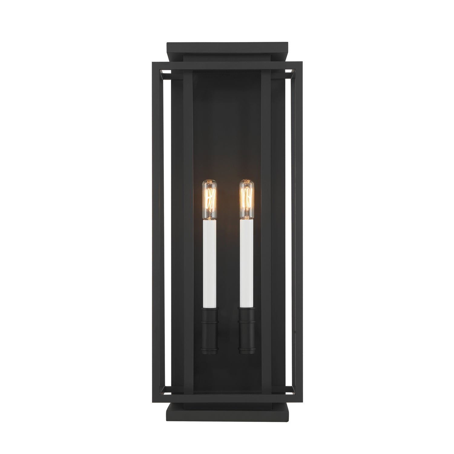 Minka-Lavery - 78602-899 - Two Light Outdoor Wall Sconce - Stratford - Dark Matte Black
