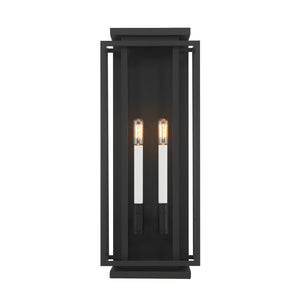 Minka-Lavery - 78602-899 - Two Light Outdoor Wall Sconce - Stratford - Dark Matte Black