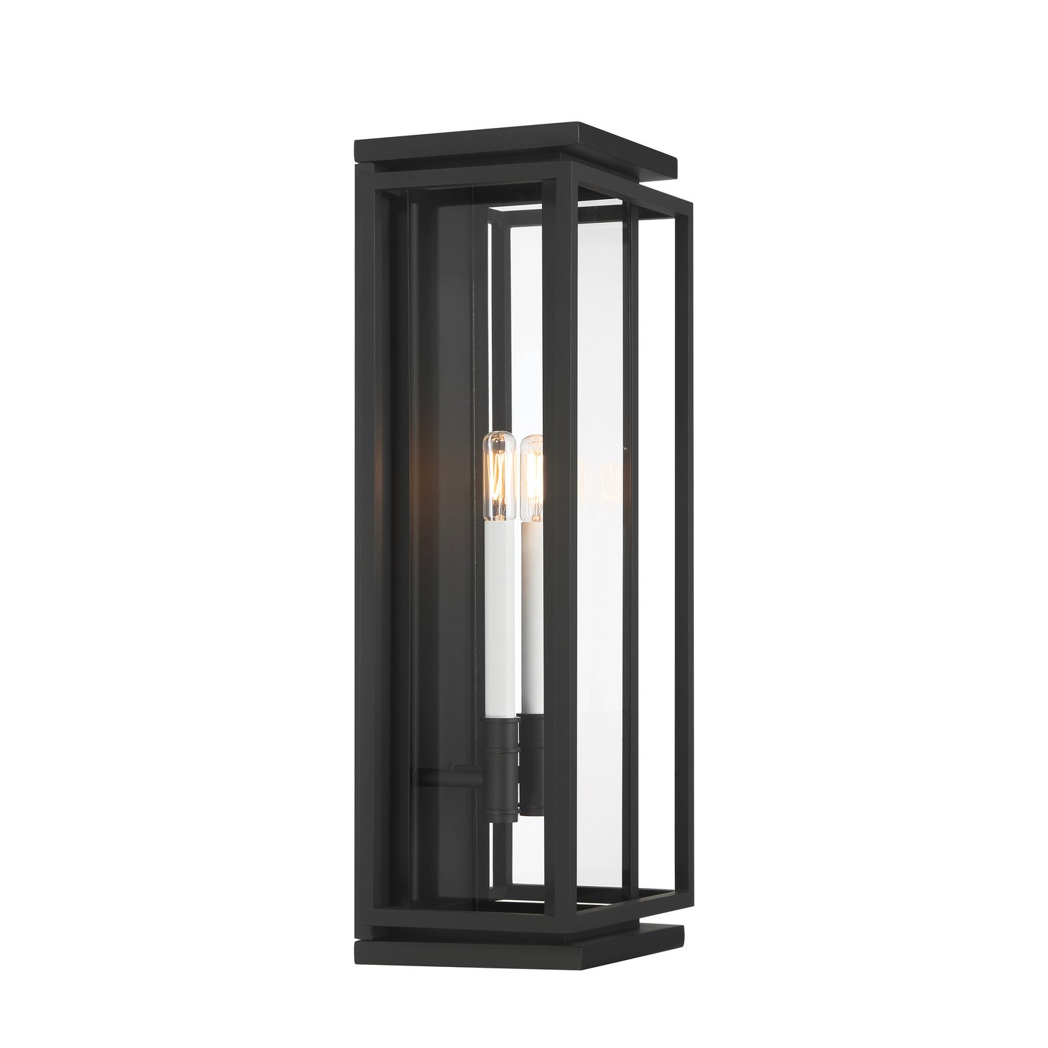 Minka-Lavery - 78602-899 - Two Light Outdoor Wall Sconce - Stratford - Dark Matte Black