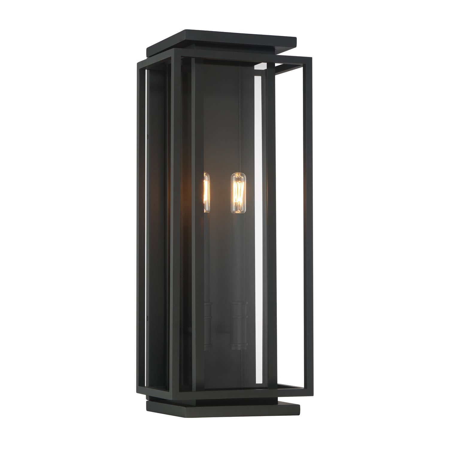 Minka-Lavery - 78602-899 - Two Light Outdoor Wall Sconce - Stratford - Dark Matte Black