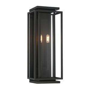 Minka-Lavery - 78602-899 - Two Light Outdoor Wall Sconce - Stratford - Dark Matte Black