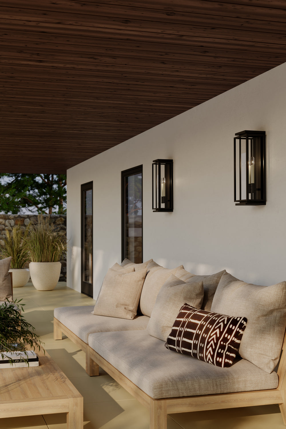 Minka-Lavery - 78602-899 - Two Light Outdoor Wall Sconce - Stratford - Dark Matte Black