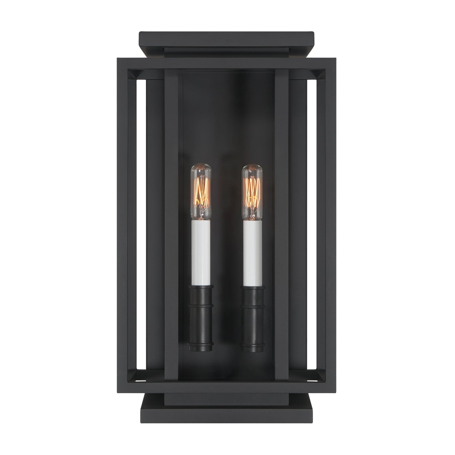 Minka-Lavery - 78603-899 - Two Light Outdoor Wall Sconce - Stratford - Dark Matte Black