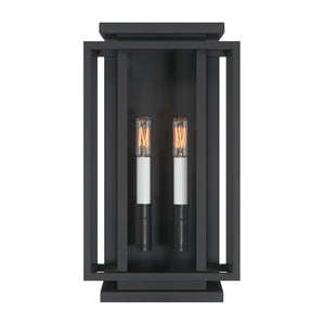 Minka-Lavery - 78603-899 - Two Light Outdoor Wall Sconce - Stratford - Dark Matte Black