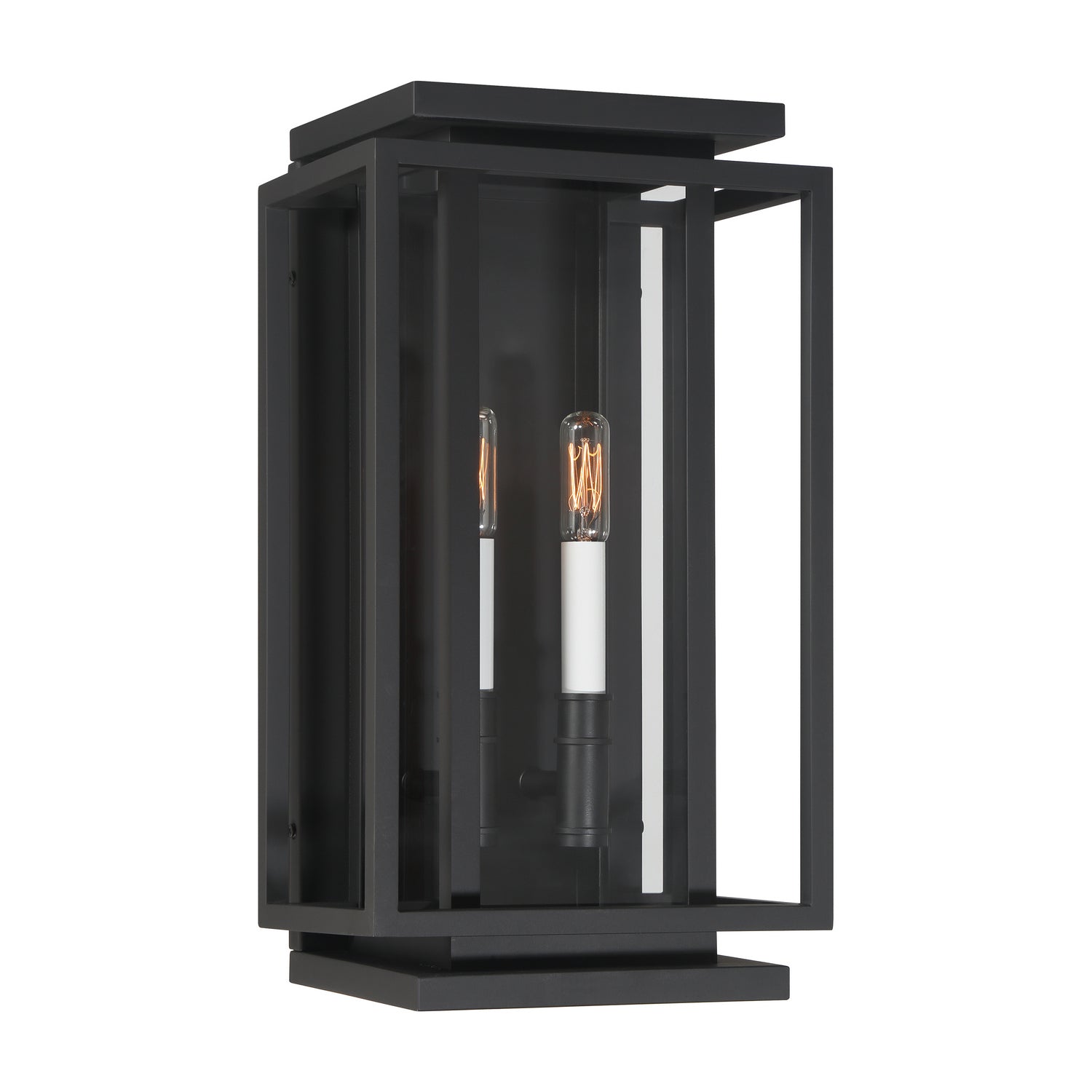 Minka-Lavery - 78603-899 - Two Light Outdoor Wall Sconce - Stratford - Dark Matte Black