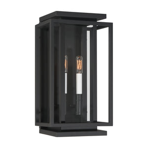 Minka-Lavery - 78603-899 - Two Light Outdoor Wall Sconce - Stratford - Dark Matte Black