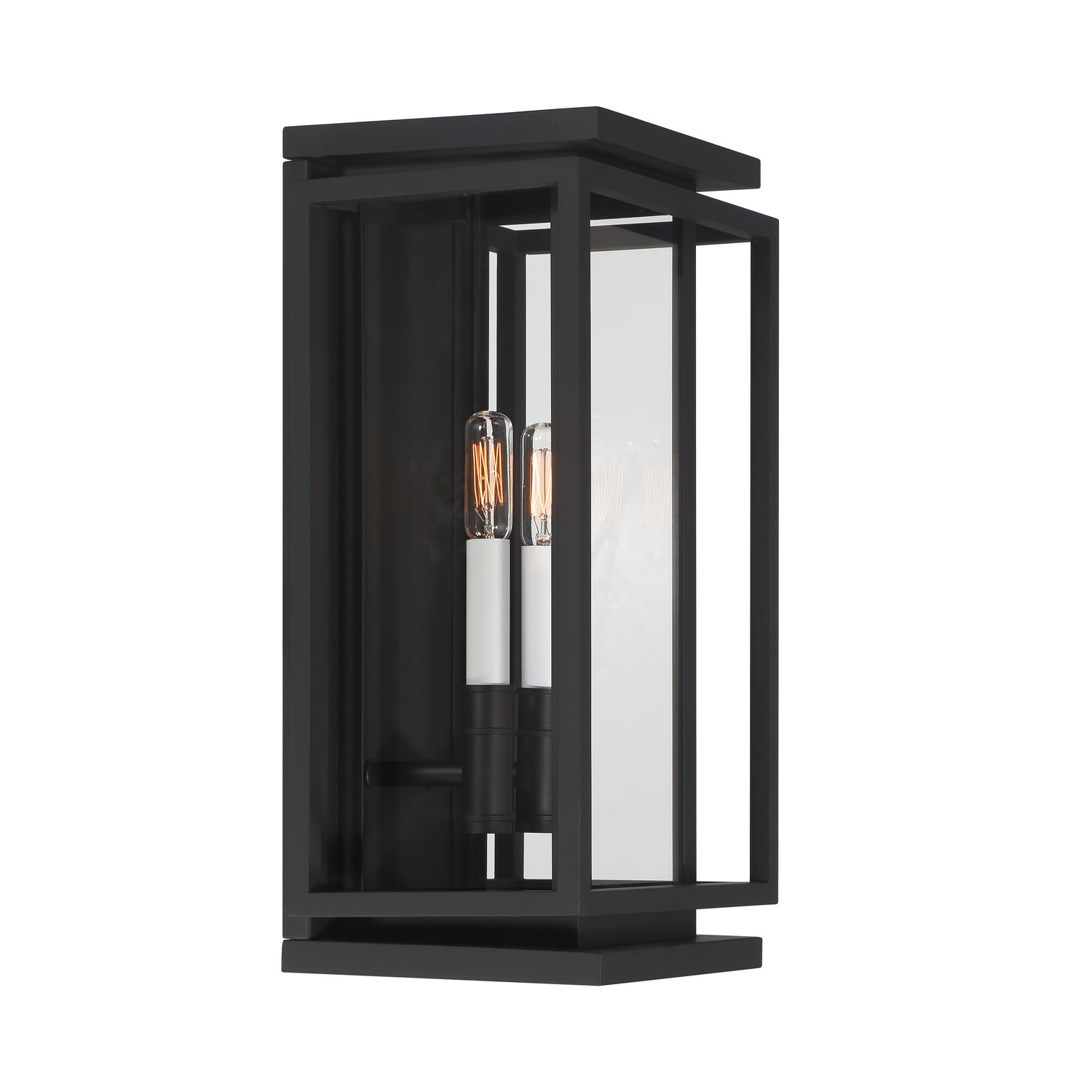 Minka-Lavery - 78603-899 - Two Light Outdoor Wall Sconce - Stratford - Dark Matte Black