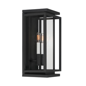 Minka-Lavery - 78603-899 - Two Light Outdoor Wall Sconce - Stratford - Dark Matte Black