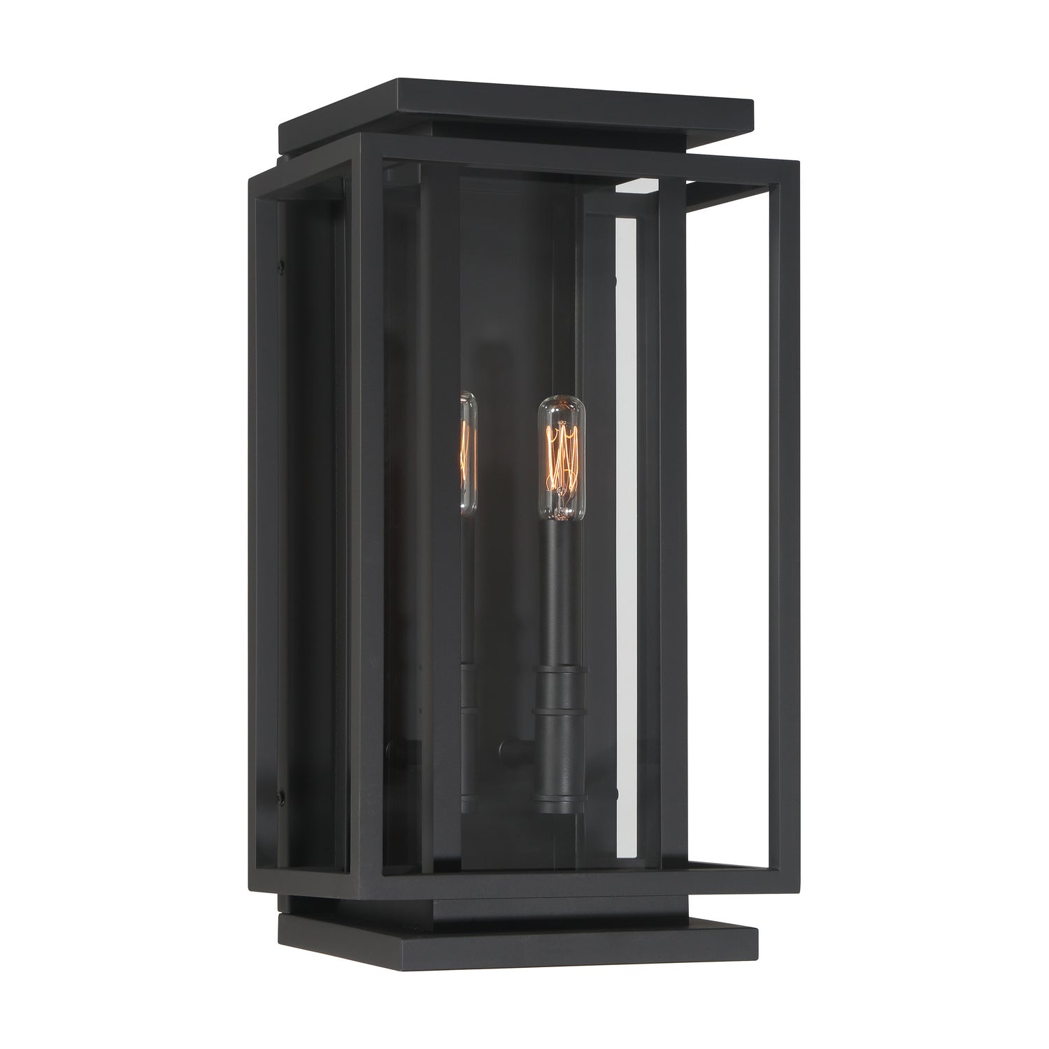 Minka-Lavery - 78603-899 - Two Light Outdoor Wall Sconce - Stratford - Dark Matte Black