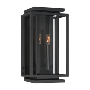 Minka-Lavery - 78603-899 - Two Light Outdoor Wall Sconce - Stratford - Dark Matte Black