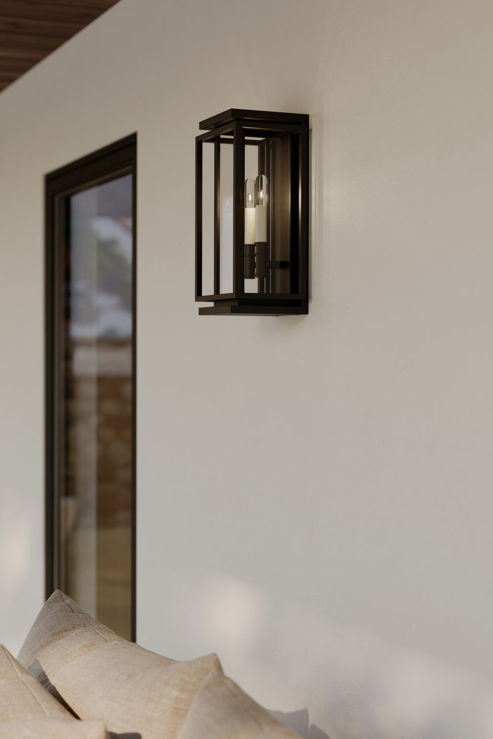 Minka-Lavery - 78603-899 - Two Light Outdoor Wall Sconce - Stratford - Dark Matte Black