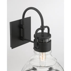 Minka-Lavery - 78700-899 - One Light Outdoor Wall Sconce - Calen - Dark Matte Black