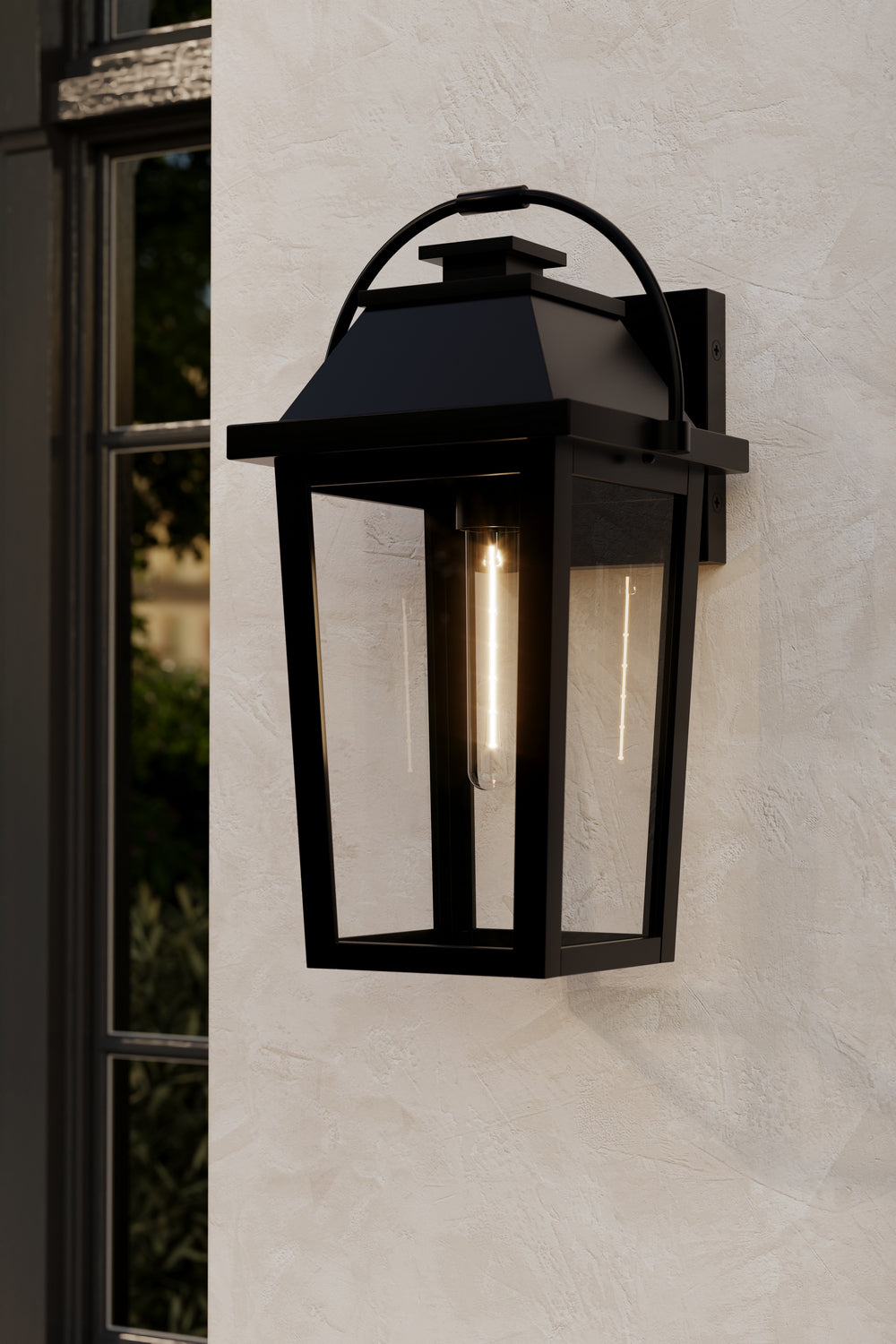 Minka-Lavery - 79103-66 - One Light Outdoor Wall Lantern - Branwyn - Sand Coal Black