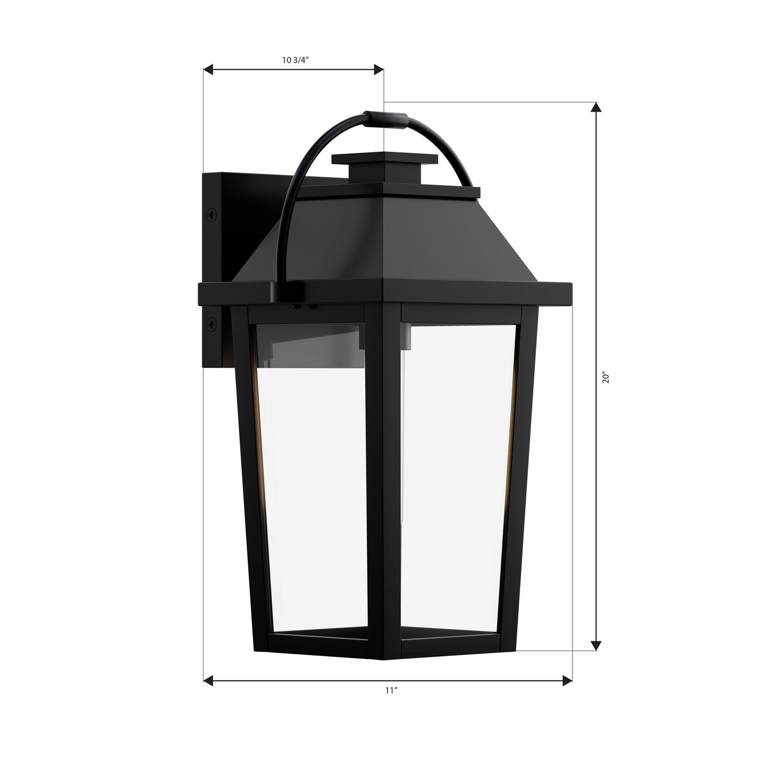 Minka-Lavery - 79103-66 - One Light Outdoor Wall Lantern - Branwyn - Sand Coal Black