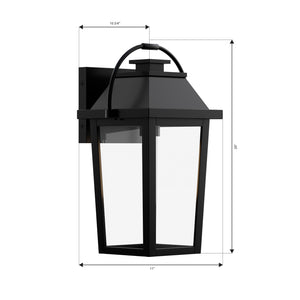 Minka-Lavery - 79103-66 - One Light Outdoor Wall Lantern - Branwyn - Sand Coal Black
