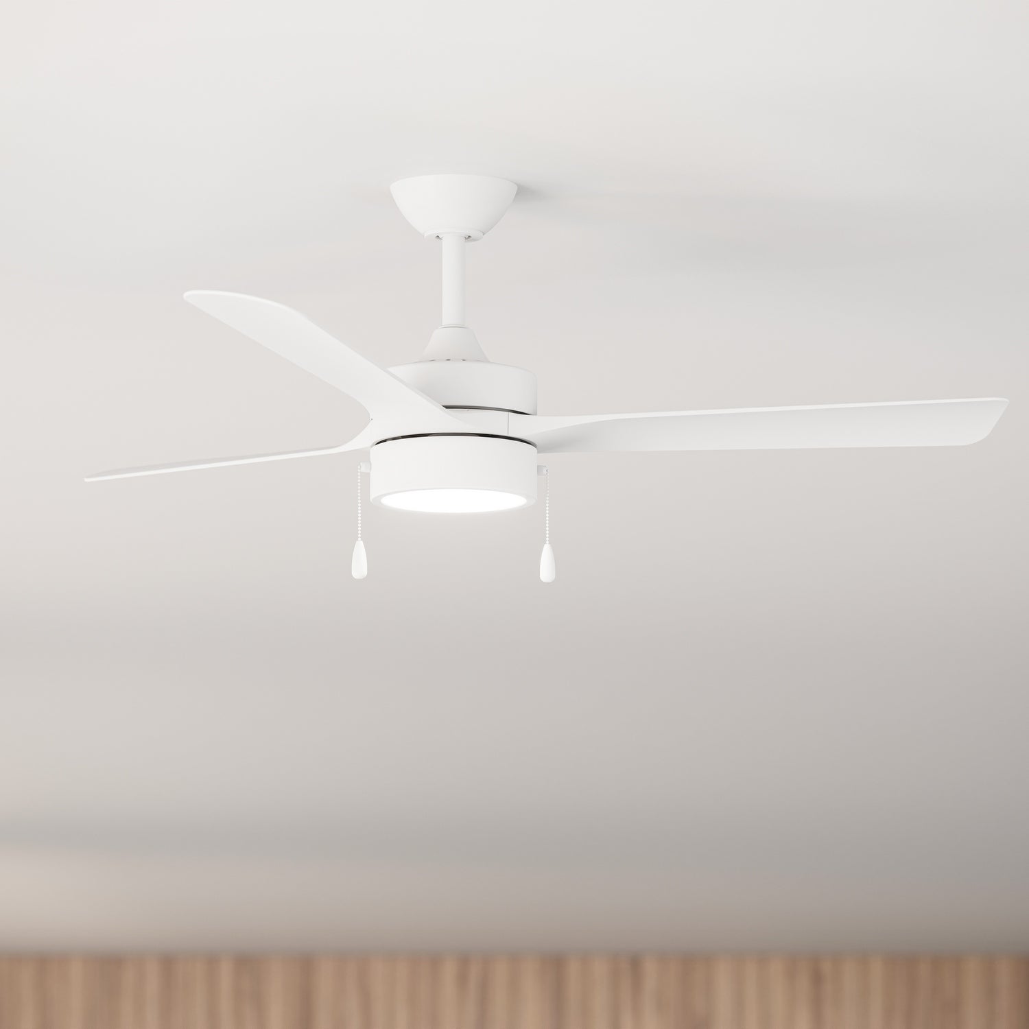 Progress Lighting - P250122-28M-30 - 52" Ceiling Fan - Axion I - Matte White