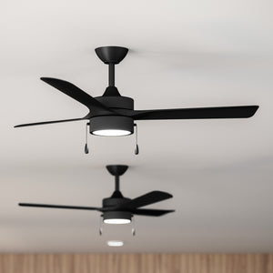 Progress Lighting - P250122-31M-30 - 52" Ceiling Fan - Axion I - Matte Black