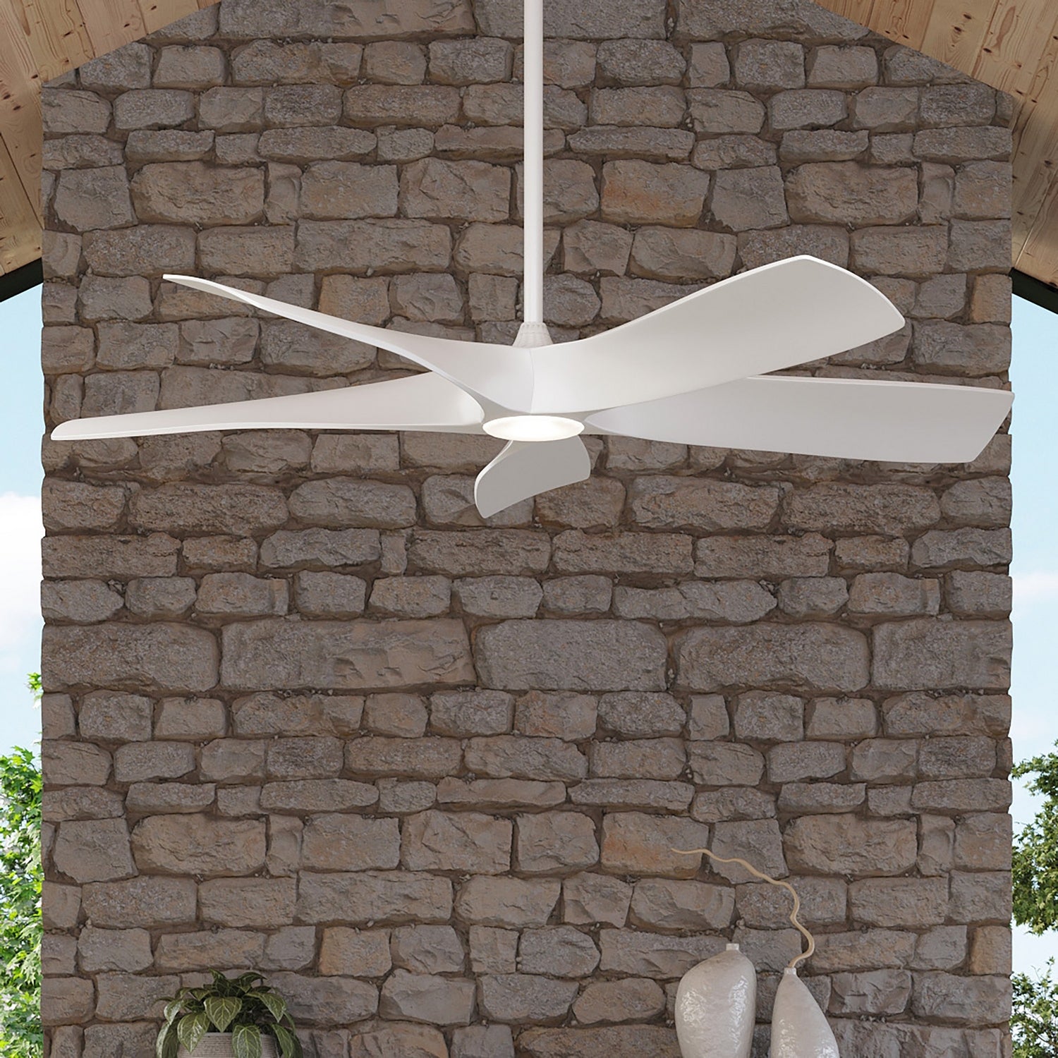 Progress Lighting - P250059-028-30 - 60" Ceiling Fan - Vernal - Satin White