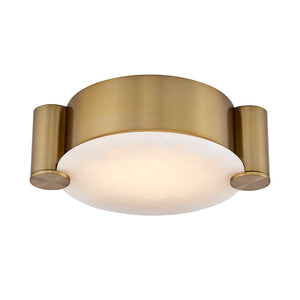 Kalco - 528741WB - LED Flush Mount - Lumba - Winter Brass